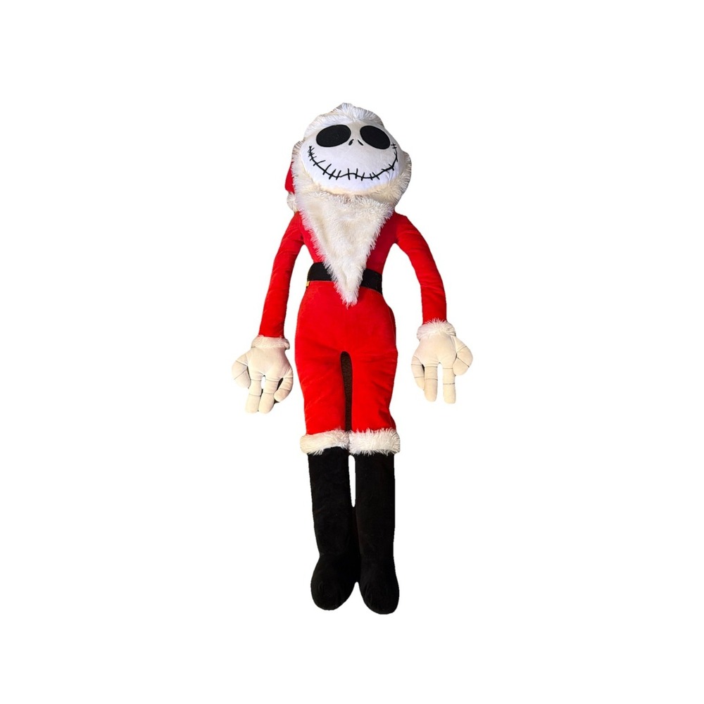 The Nightmare Before Christmas Jack Skellington Santa Clause 48" Jumbo Plush 4ft